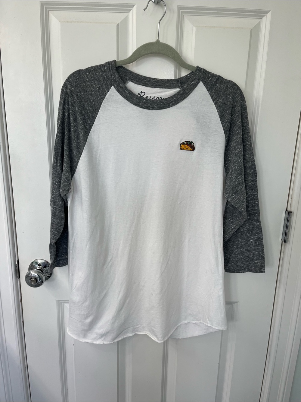 Bowery Supply raglan t shirt taco